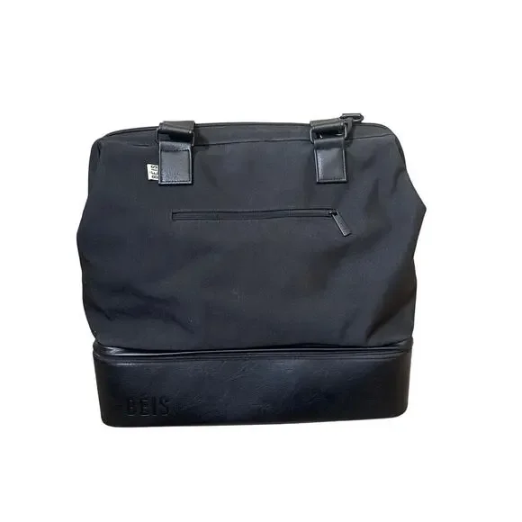 Beis The Mini Weekender In Black Travel Bag Carry On - Picture 8 of 14